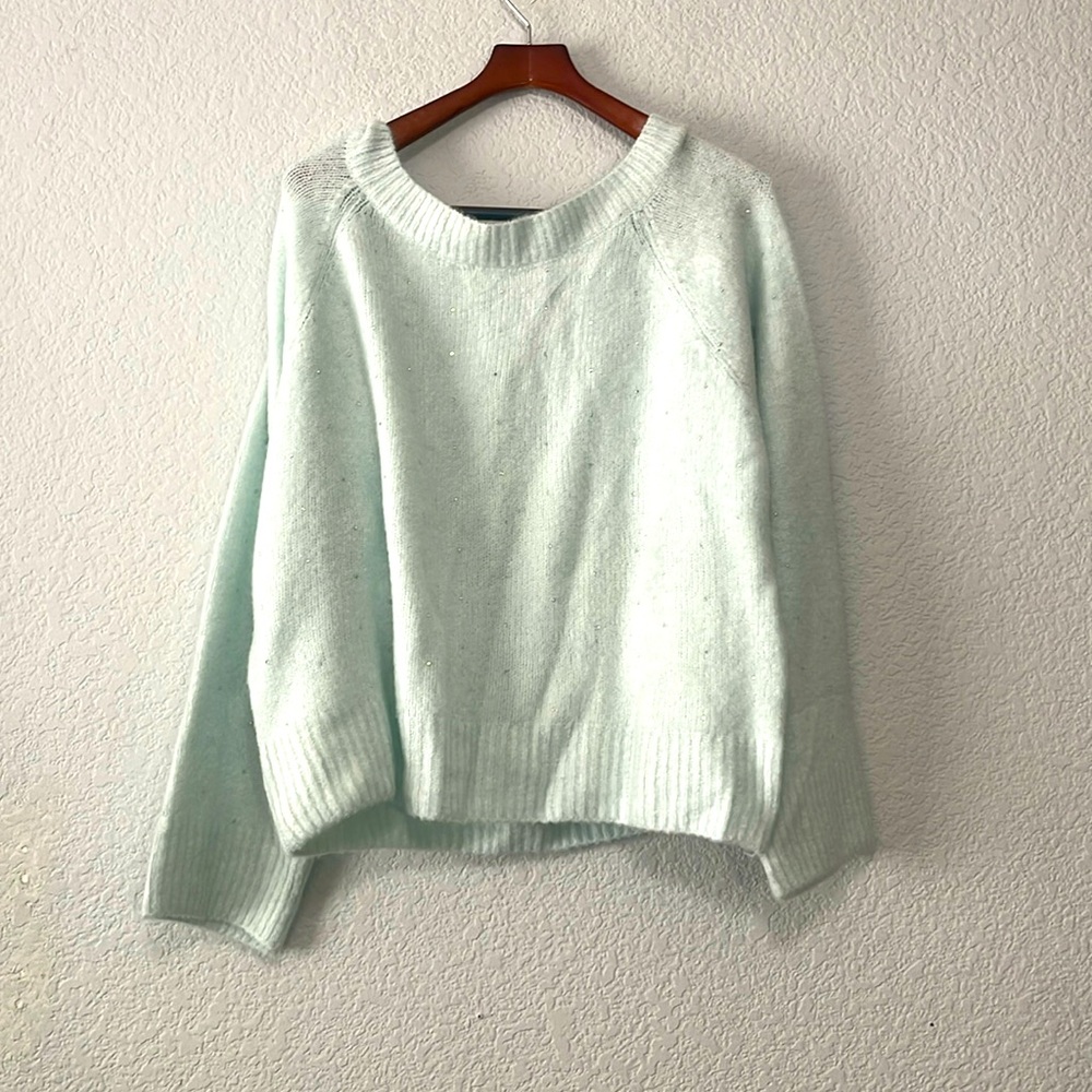 Victoria’s Secret Fuzzy Rhinestone Embellished Sweater